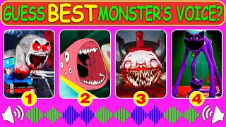 Guess Monster Voice Spider Thomas, Train Eater, Choo Choo Charles, CatNap Coffin Dance