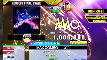 [DDR A3] 1998 [Single-EXPERT] 1,000,000 MFC by DDR-KOJI