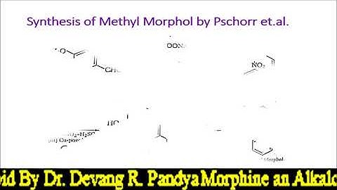 Video Lecture   6 Morphine an Alkaloids -2