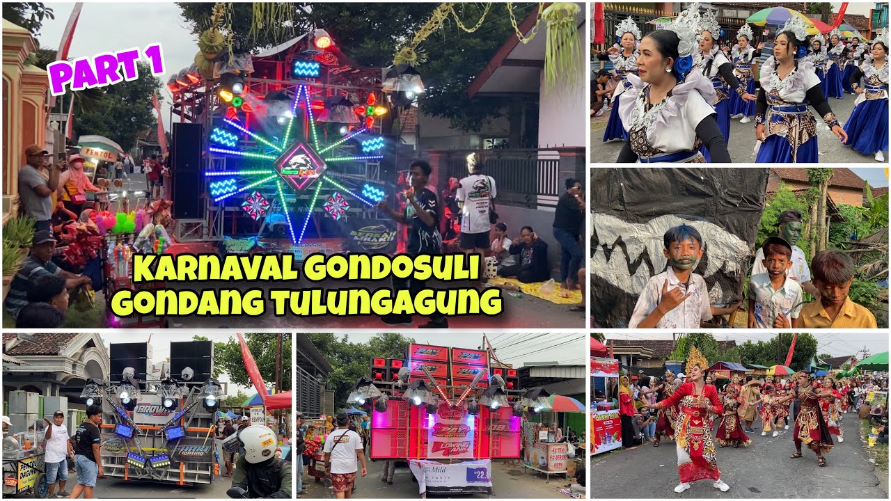 KARNAVAL DESA GONDOSULI GONDANG TULUNGAGUNG 2025 PART 1 