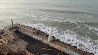 Paseando a la mañana, Mar del Plata, Dron DJI Mavic 2 Zoom