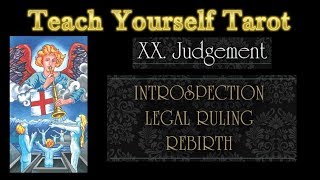 Famous Teach Yourself Tarot |  20 Judgement Profile