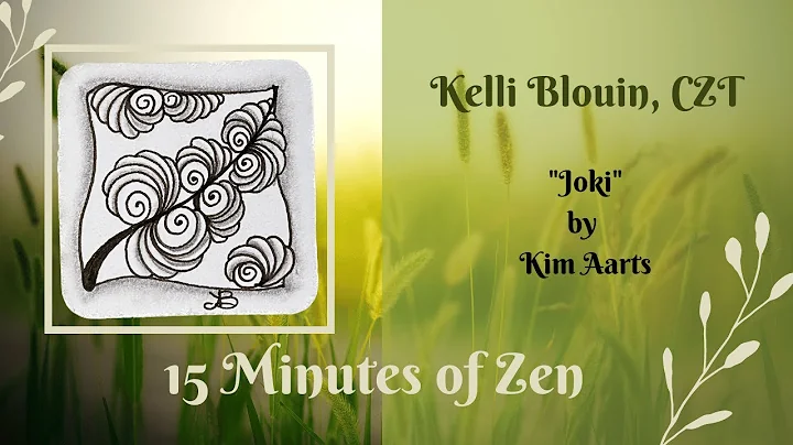 15 Minutes of Zen! Beginner Zentangle Pattern!