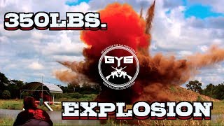 350lb Exploding TargetUnderground Explosion!