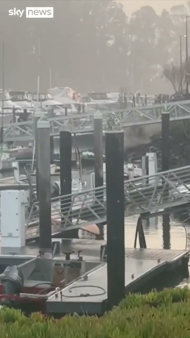 Supercharged waves smash into boats in Santa Cruz