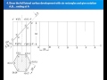 Drawing Lateral Surface of Truncated Prism | Animation | Engineering Drawing #learnengg