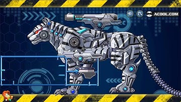 Toy Robot War: Robot Snow Tiger