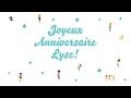  joyeux anniversaire lyse 