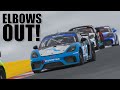 I demonstrate the PERFECT (unintentional) punt to pass! | iRacing GT4 at Portimao
