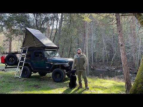 Solo Winter Camping Adventure In My Jeep Wrangler Tj