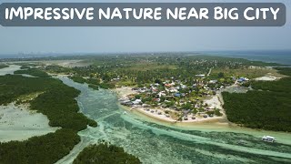 Olango Island, Philippines, 4K Walking And Drone Film