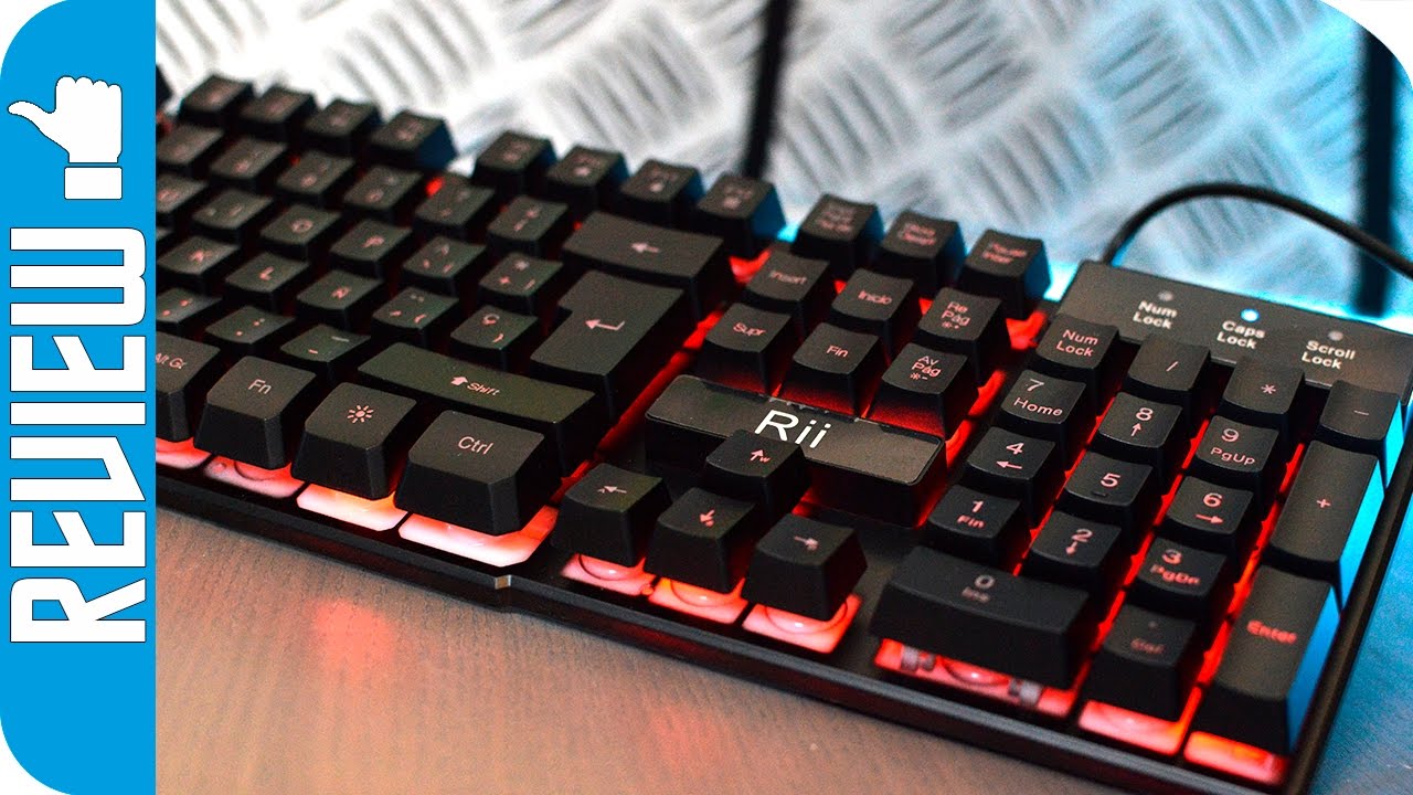 Rii RK100 mejor teclado gamer barato con la mejor imitación a teclado  mecánico gamer en español - YouTube