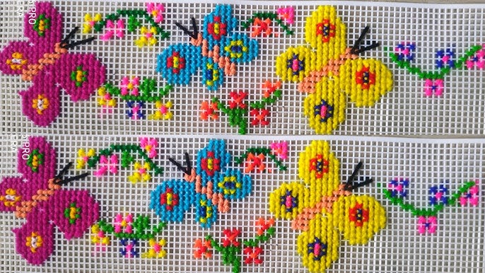 Plastic canvas Butterfly design patterns//Ideas - YouTube plastic-canvas-butterfly-design-patterns-ideas-youtube