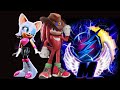 Knuckles vs rouge custom sonic movie 3 fanart adil picsart king