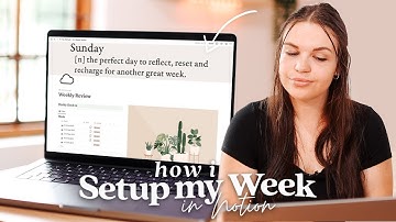 💻 My Weekly Notion Planning System | to-do lists, goals, trackers