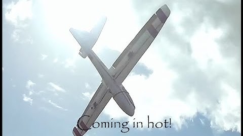 MPX Mini Solius chuck glider rc conversion at Maes Knoll