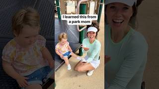 Easy tip for getting baby’s shoes on #mom #babyshoes #playground #toddler