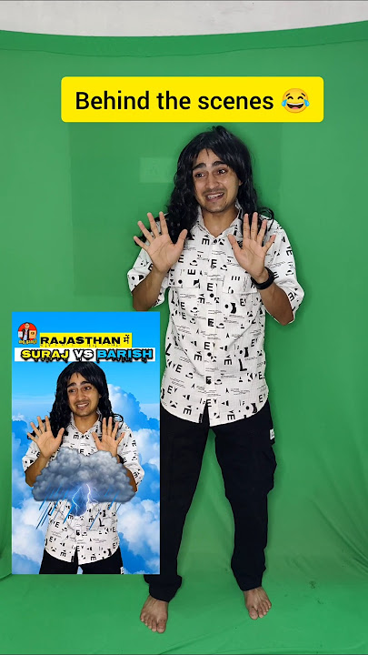 Barish Vs Suraj Part 2 😂 Comedy Video #shorts #comedy #funny #greenscreen #mggang