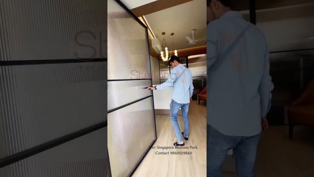 StelloraX Black Slim Italian Profile Door 