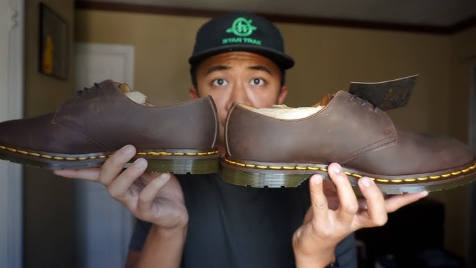 Dr Martens 2976 Crazy Horse Leather - Unboxing and On-Feet with Different  Trousers - YouTube