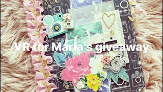 VR for Marla’s giveaway