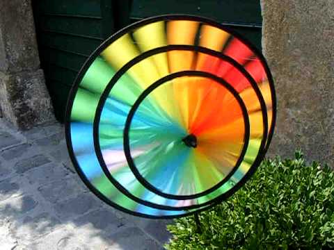 Rainbow Triple Wheel Spinner, In the Breeze