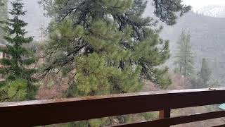 Mount Charleston Cabins in the Rain