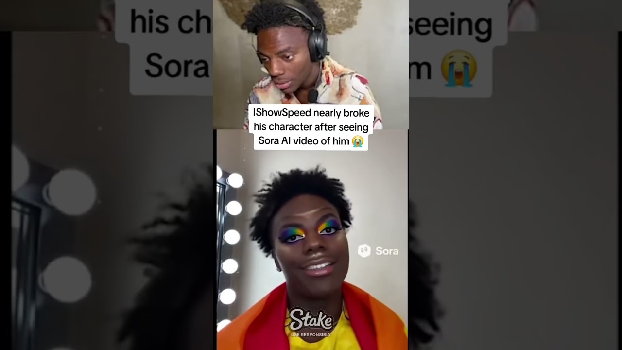 speed does his makeup 