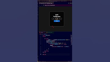 OTP verification Page Design #trending #coding #programming #python #codingbat #correctcoding