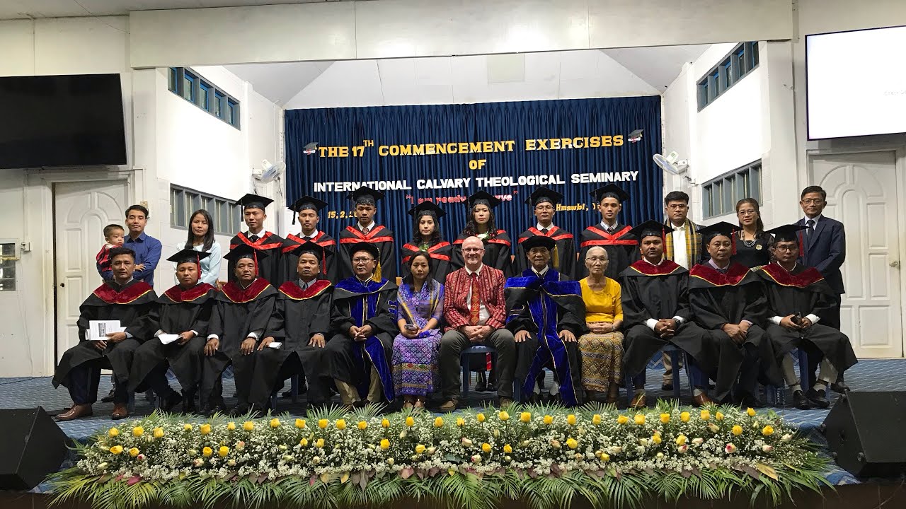 THE 17th COMMENCEMENT EXERCISES OF INTERNATIONAL CALVARY THEOLOGICAL SEMINARY 