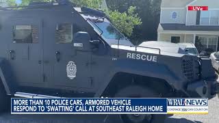 Neighbors respond to prank 'swatting' incident at southeast Raleigh home