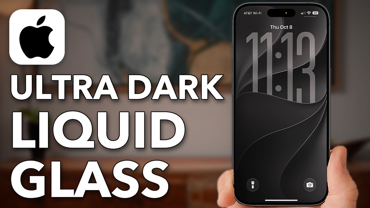 iOS 27 - Enable ULTRA DARK Liquid Glass on iPhone