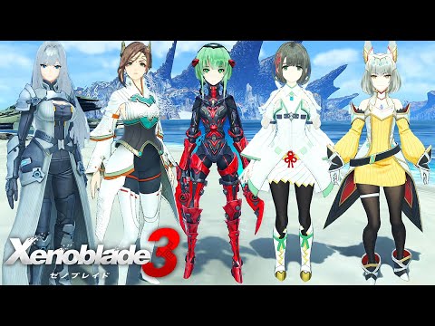 Xenoblade Chronicles 3 All Hero Idle Animations + Ino DLC