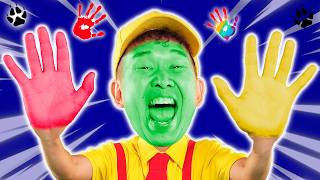 colorful finger family song learn mixing colors more lights