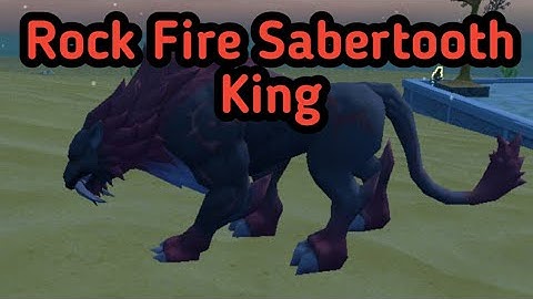 Rock Fire Sabertooth King Taming - Utopia:Origin