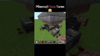 Infinite Lava Bucket Farm In Minecraft!#minecraft#survival#minecraftfarms