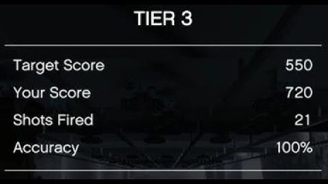 GTA Online Bunker Shooting Range Tier 3 Sniper Max Score (Ext. Mag)