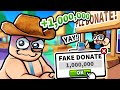 I used Roblox admin to FAKE DONATE to people…