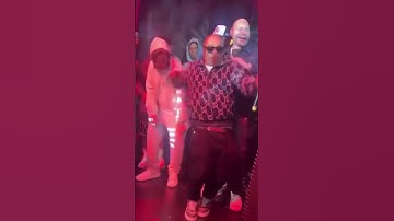 Thumbnail of Busta Rhymes hypeman Spliff Star goes viral for his dance moves
