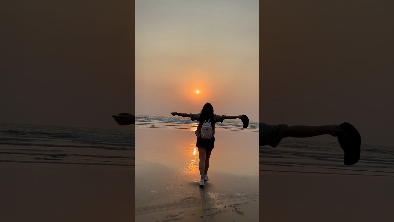 Goa er beach e😍 l 