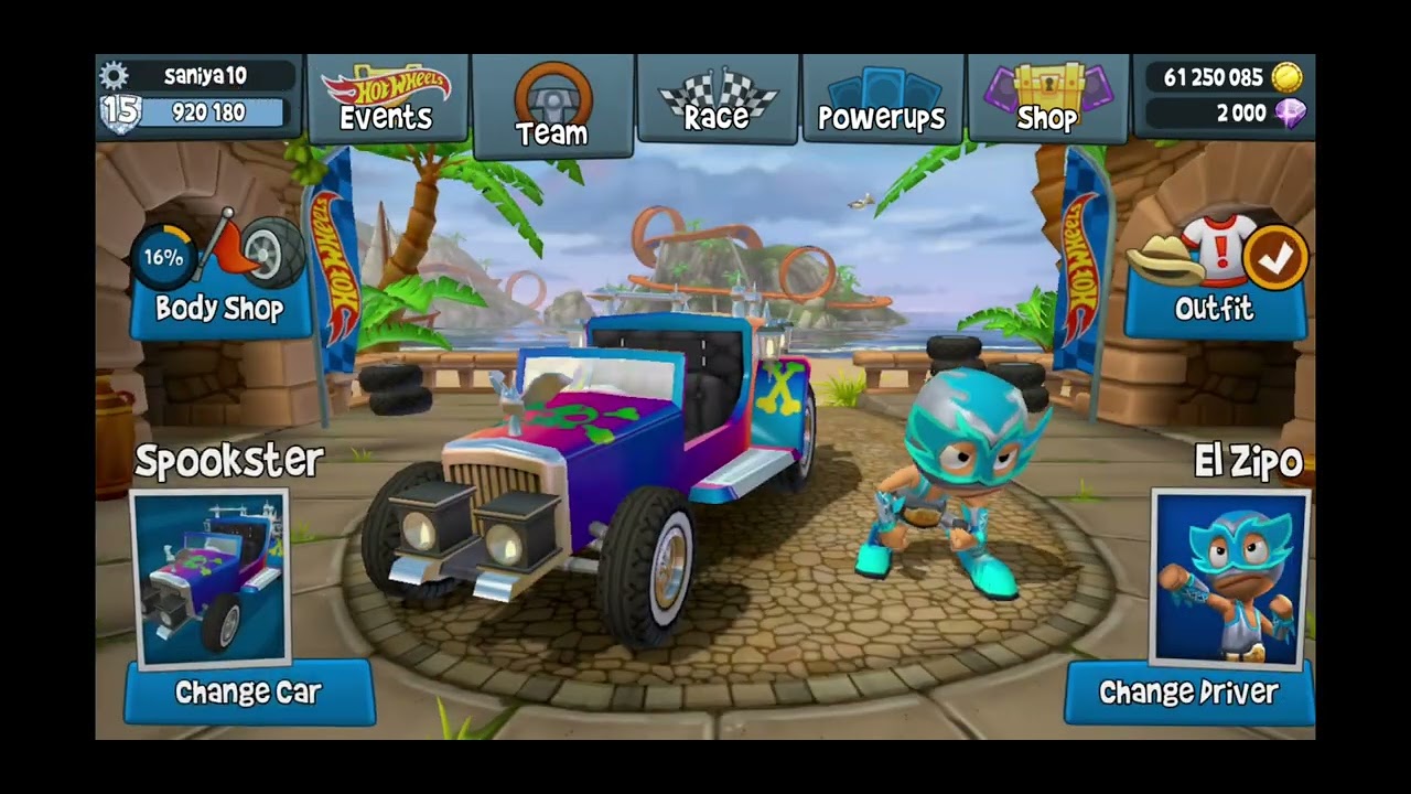 Rez Gaming Sarge Beatbot The Hotwheel BB Racing 2 - YouTube
