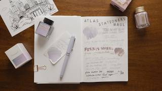 Unboxing the Pilot Custom 74 Lavender Fog + New Inks | Atlas Stationers Haul