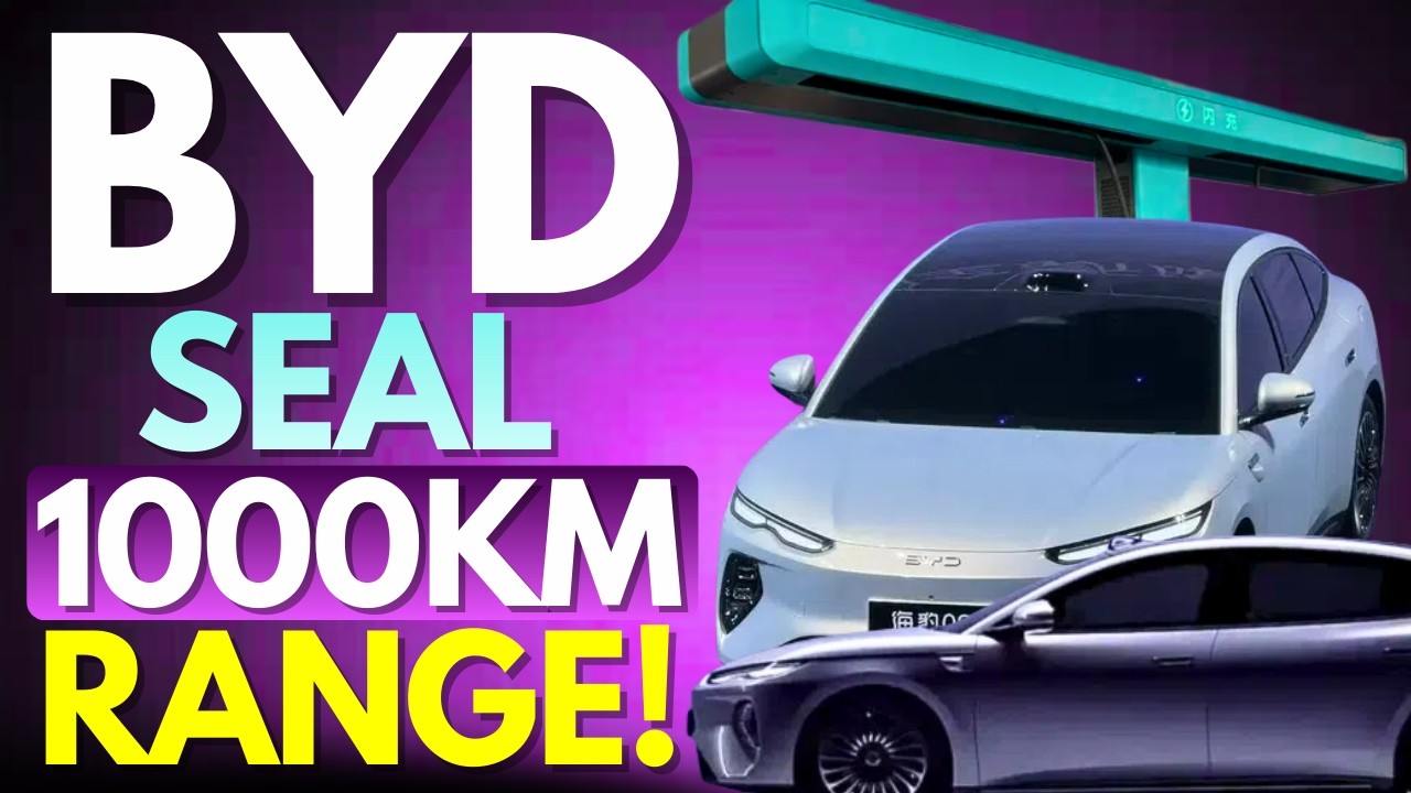 NEW BYD Seal Gets Blade Battery 2.0 with 5 minute Charging & 1000km Range!