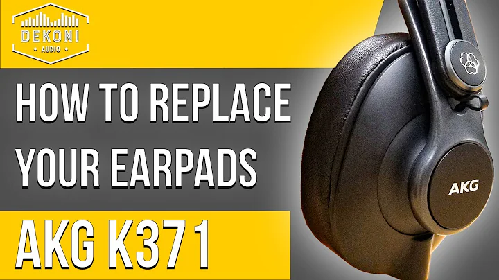 AKG K371 Replacement Ear Pads | How to Change Your Ear Pads | Dekoni Audio