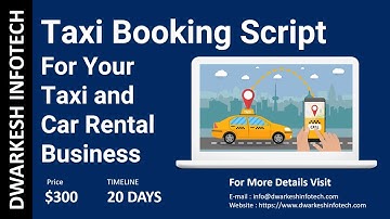Taxi Booking Script | Create taxi booking app and cab booking website  for your taxi company [2018]