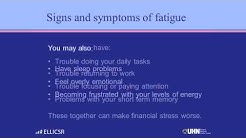 Signs and Symptoms of Fatigue 