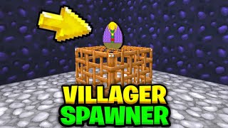 😮 HOW TO MAKE A INFINITE VILLAGER SPAWNER! | @XREALM 🐼 screenshot 3