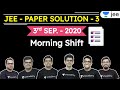 JEE Mains 2020: Paper Solution Shift - 1 | JEE Physics | JEE Chemistry | JEE Maths | Unacademy JEE