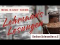 Lehmann autoren lounge  berliner lesungen mrz 2024