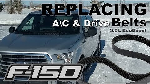 2015-2017 F150: A/C and Drive Belt Replacement (3.5L EcoBoost)